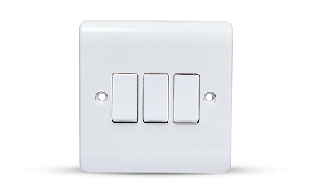 WHITE PVC SWITCHES & SOCKETS – KBV
